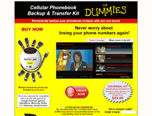 Tablet Screenshot of dummies.backup-pal.com